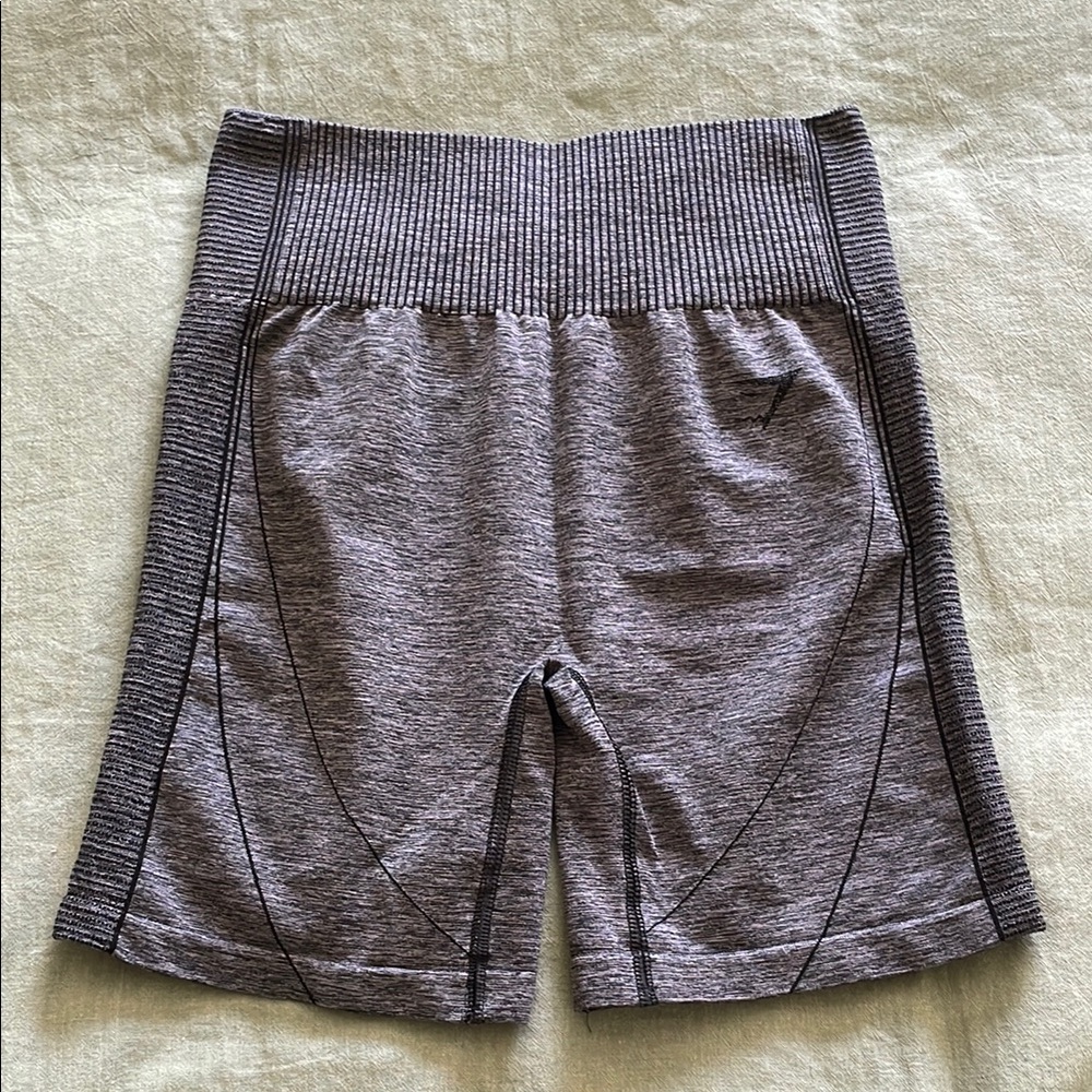 Gymshark Seamless Gray Contoured Athletic Shorts
